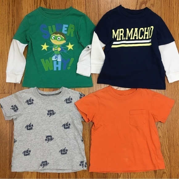 Cater's toddler boys Tees buddle 4-pcs T-shirts - Picture 1 of 16